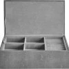 Mojoo Sting Smykkebox 33*19*10,5 Antracit -Pernille Corydon Butik 080019 sting jewellerybox antracit 33x19x15 high 2
