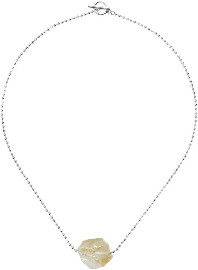 Mango Stone Pendant Necklace 4 Mango Stone Pendant Necklace - Billede 2