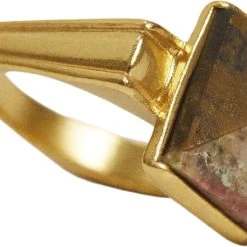 Mango Ring With Square Design