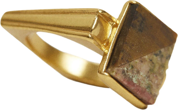 Mango Ring With Square Design 3 Mango Ring With Square Design