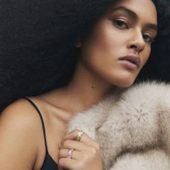 Mango Pack 2 Crystal Rings -Pernille Corydon Butik 47000367 OR 99999999 01