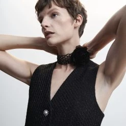 Mango Fabric Flower Choker -Pernille Corydon Butik 47000386 99 99999999 01