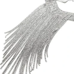 Mango Chocker Necklace Cascade Crystals