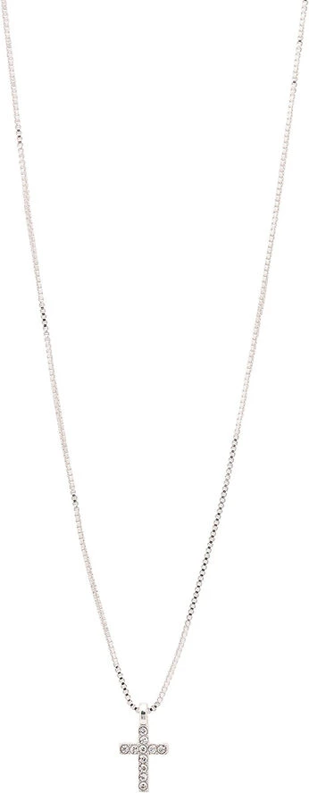 Halskæde, Clara, Sølvbelagt, Krystal Pilgrim Halskæde, Clara, Sølvbelagt, Krystal -Pernille Corydon Butik 5700560040441