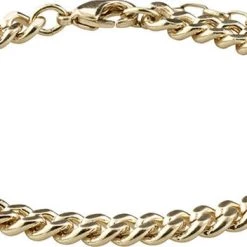 Pilgrim Armbånd : Fuchsia : Guldbelagt