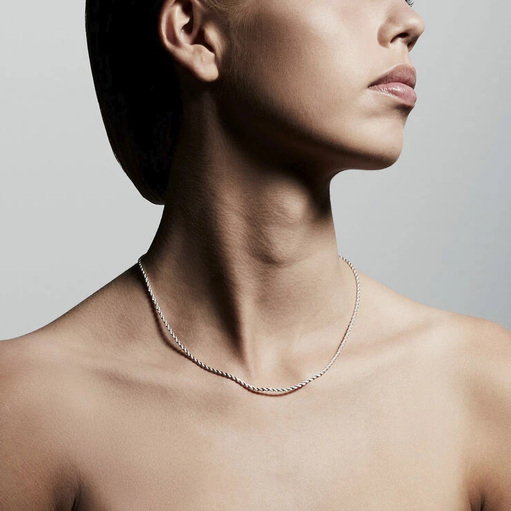 Halskæde : Pam : Sølvbelagt Pilgrim Halskæde : Pam : Sølvbelagt -Pernille Corydon Butik 5700560075504 2