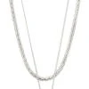 Pilgrim Necklace : Nomad : Silver Plated -Pernille Corydon Butik 5700560077836