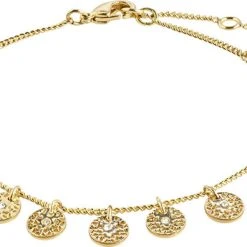 Pilgrim GOLD-PLATED CAROL BRACELET W/ SMALL FILIGREE COINS