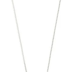 Pilgrim BLOSSOM Recycled Square Coin Halskæde Sølvbelagt