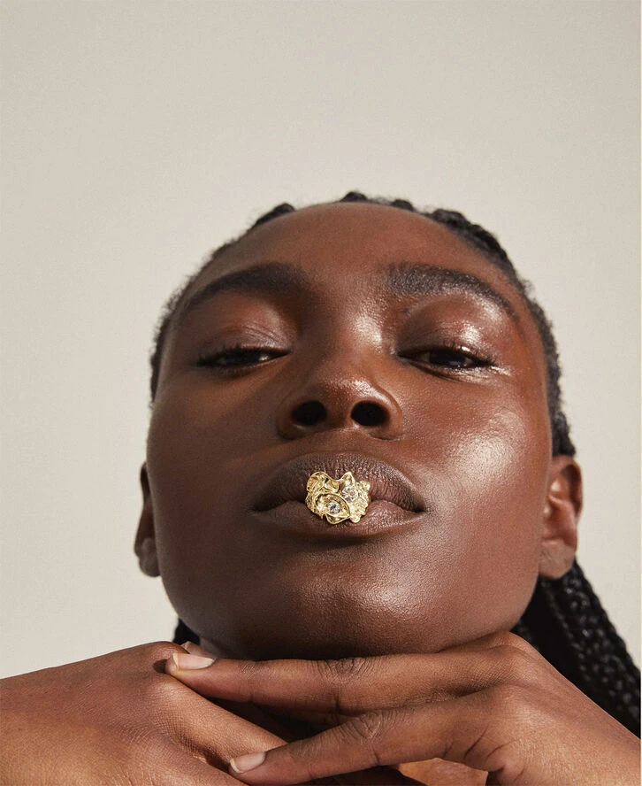 ENERGETIC organisk krystal ring guldbelagt Pilgrim ENERGETIC Organisk Krystal Ring Guldbelagt -Pernille Corydon Butik 5700560087835 2