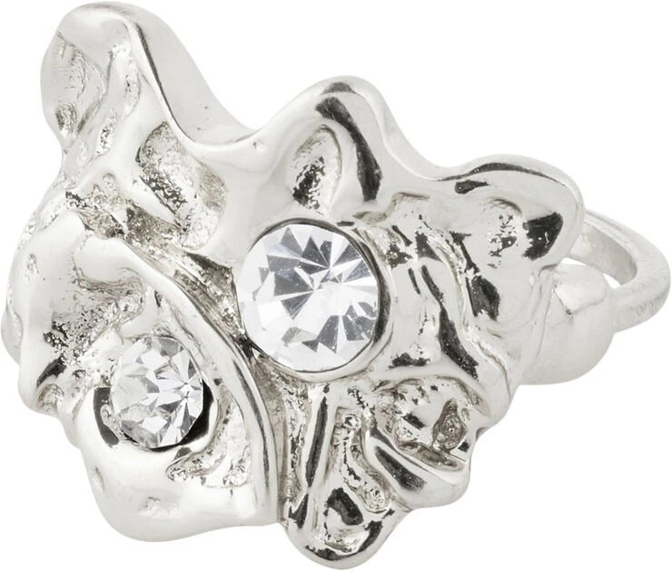 Pilgrim ENERGETIC Organisk Krystal Ring Sølvbelagt 3 Pilgrim ENERGETIC Organisk Krystal Ring Sølvbelagt