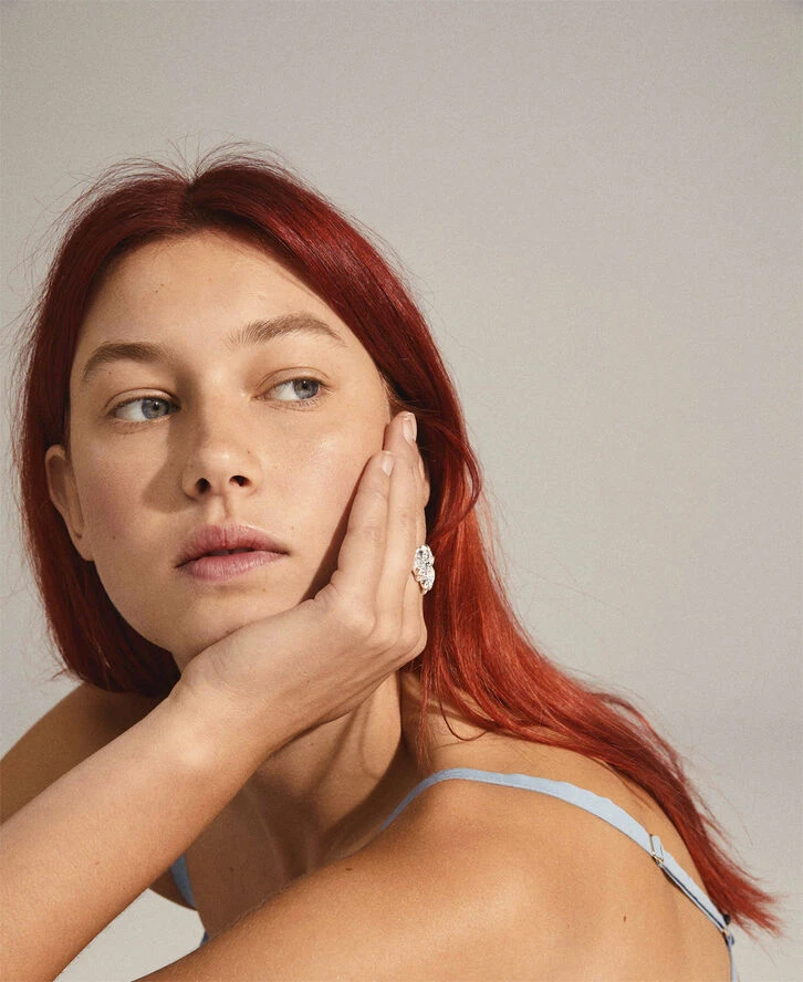 Pilgrim ENERGETIC Organisk Krystal Ring Sølvbelagt 6 Pilgrim ENERGETIC Organisk Krystal Ring Sølvbelagt - Billede 4