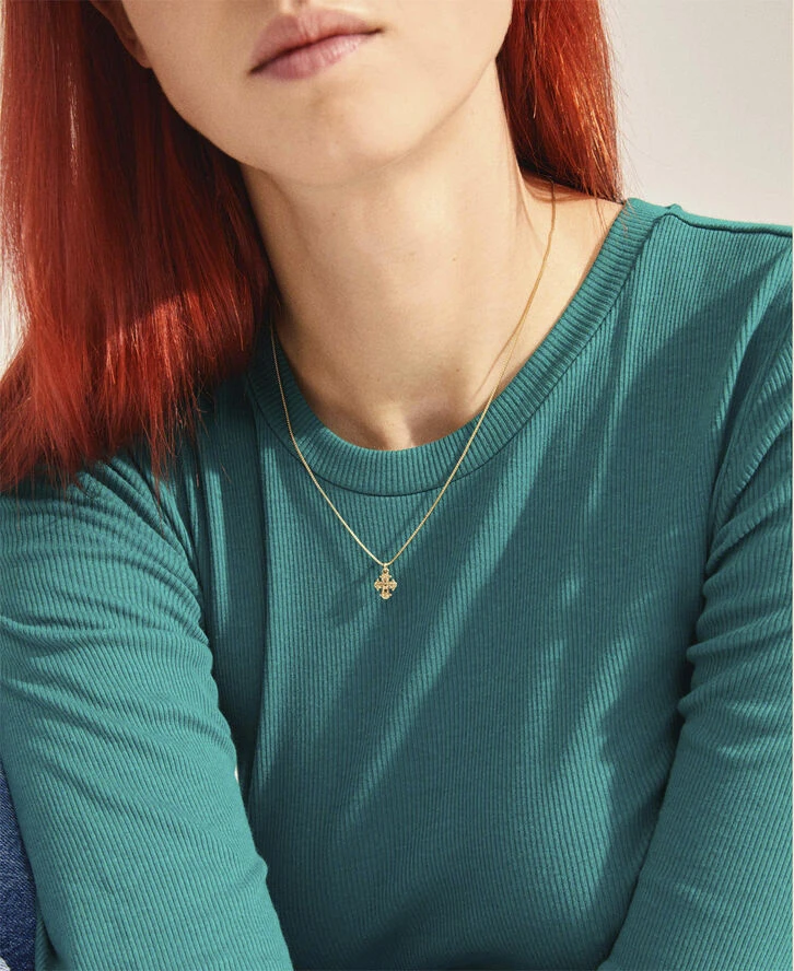 Pilgrim DAGMAR Mini-kors Halskæde Guldbelagt 6 Pilgrim DAGMAR Mini-kors Halskæde Guldbelagt - Billede 4