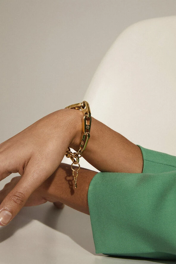 Pilgrim LOVE Chain Bracelet Gold-plated 5 Pilgrim LOVE Chain Bracelet Gold-plated - Billede 3