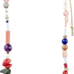 Pilgrim FREEDOM Semi Precious Stone Necklace Gold-plated -Pernille Corydon Butik 5700560090095 1