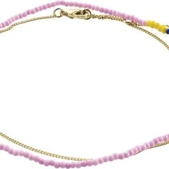 Pilgrim CASSANDRA Sommer Hoops Med Røde Perler Guldbelagt -Pernille Corydon Butik 5700560091467 2