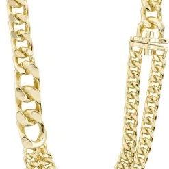 Pilgrim FRIENDS Chunky Curb Chain Necklace Gold-plated