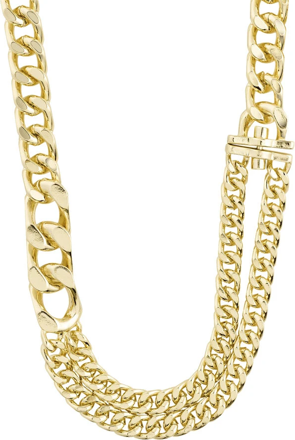 Pilgrim FRIENDS Chunky Curb Chain Necklace Gold-plated 3 Pilgrim FRIENDS Chunky Curb Chain Necklace Gold-plated