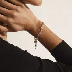 Pilgrim KINDNESS Recycled Cable Chain Bracelet Silver-plated -Pernille Corydon Butik 5700560092839 2