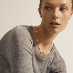 Pilgrim KINDNESS Recycled Cable Chain Necklace Silver-plated -Pernille Corydon Butik 5700560092860 4