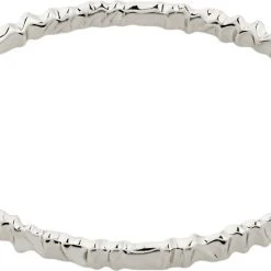 Pilgrim KINDNESS Wavy Bangle Bracelet Silver-plated