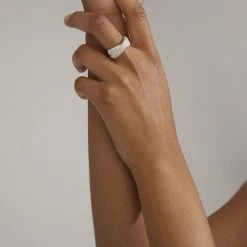 Pilgrim EDTLI Crystal Ring Silver-plated -Pernille Corydon Butik 5700560094994 2