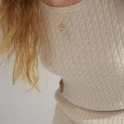 Pilgrim IBEN Recycled Tree-of-life Necklace Gold-plated -Pernille Corydon Butik 5700560095229 3