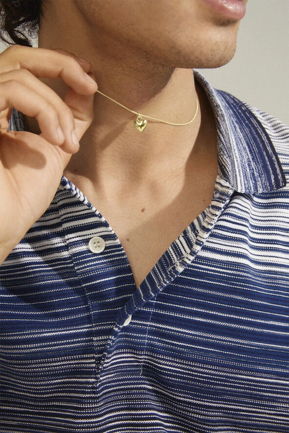 AFRODITTE recycled heart necklace gold-plated Pilgrim AFRODITTE Recycled Heart Necklace Gold-plated -Pernille Corydon Butik 5700560095359 4