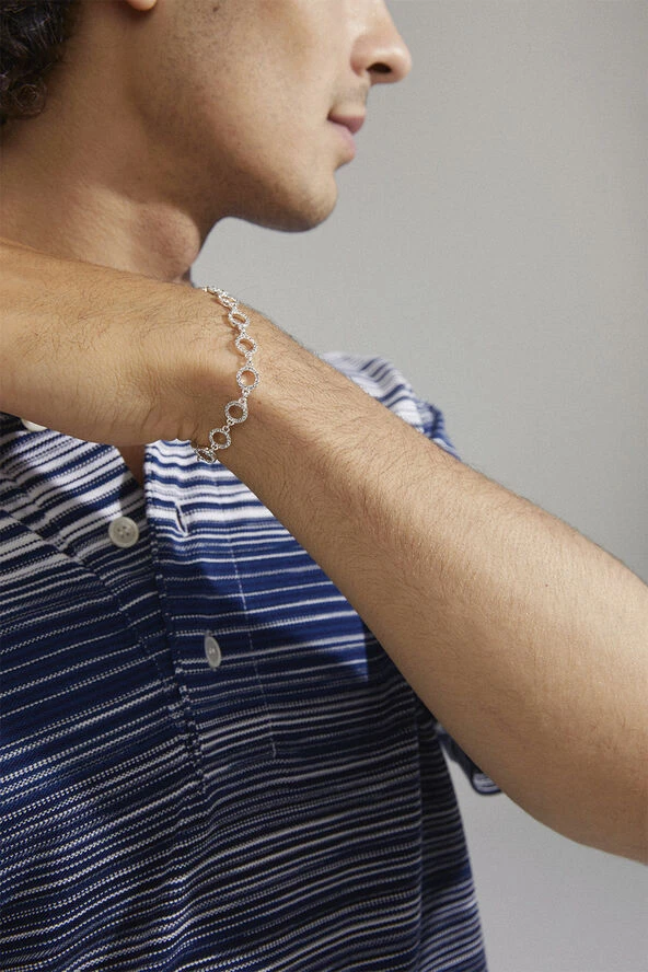 Pilgrim ROGUE Recycled Crystal Halo Bracelet Silver-plated 4 Pilgrim ROGUE Recycled Crystal Halo Bracelet Silver-plated - Billede 2