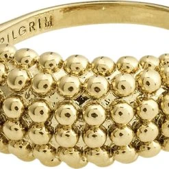 Pilgrim AALIYAH Recycled Bubbles Ring Gold-plated