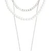 Pilgrim BAKER Necklace 3-in-1 Set Silver-plated -Pernille Corydon Butik 5700560095823