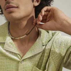 Pilgrim SOULMATES Necklace Mint/gold-plated -Pernille Corydon Butik 5700560095878 2