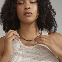 Pilgrim SOULMATES Necklace Blue/gold-plated -Pernille Corydon Butik 5700560095892 3