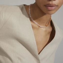 Pilgrim SOULMATES Necklace Rose/gold-plated -Pernille Corydon Butik 5700560095915 2