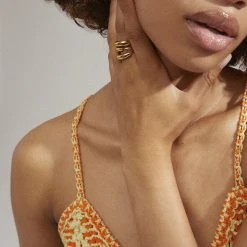 Pilgrim BE Ring 3-in-1 Set Gold-plated -Pernille Corydon Butik 5700560095960 m1