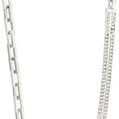 Pilgrim BE Cable Chain Necklace Silver-plated