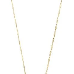 Pilgrim BREATHE Recycled Crystal Coin Necklace Gold-plated