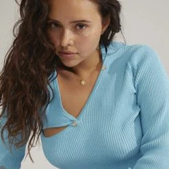 Pilgrim BREATHE Recycled Crystal Coin Necklace Gold-plated -Pernille Corydon Butik 5700560096097 m1