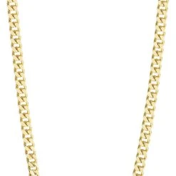 Pilgrim BREATHE Recycled Curb Chain Necklace Gold-plated