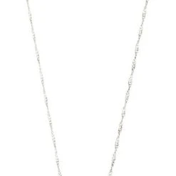 Pilgrim BREATHE Recycled Crystal Coin Necklace Silver-plated