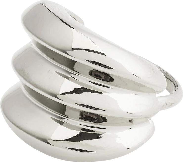 REFLECT recycled statement ring silver-plated Pilgrim REFLECT Recycled Statement Ring Silver-plated -Pernille Corydon Butik 5700560096301