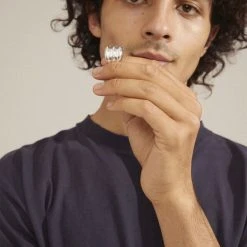 Pilgrim REFLECT Recycled Statement Ring Silver-plated 4 Pilgrim REFLECT Recycled Statement Ring Silver-plated -Pernille Corydon Butik 5700560096301 m2