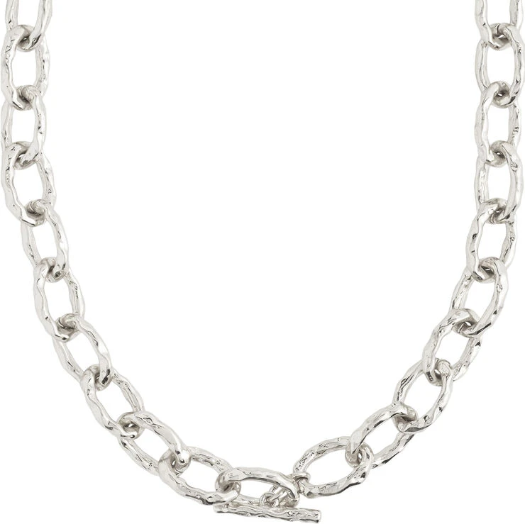 Pilgrim REFLECT Recycled Cable Chain Necklace Silver-plated 7 Pilgrim REFLECT Recycled Cable Chain Necklace Silver-plated - Billede 5
