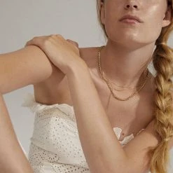 Pilgrim CREATE Recycled Necklace 3-in-1 Gold-plated -Pernille Corydon Butik 5700560096370 3