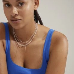 Pilgrim CREATE Recycled Necklace 3-in-1 Silver-plated -Pernille Corydon Butik 5700560096448 4