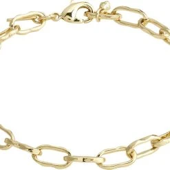Pilgrim PAUSE Recycled Cable Chain Bracelet Gold-plated