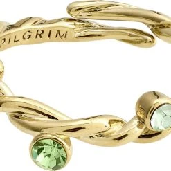 Pilgrim PAUSE Recycled Crystal Ring Multicolored/gold-plated