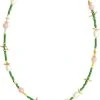Pilgrim PAUSE Necklace With Freshwaterpearls Green/gold-plated -Pernille Corydon Butik 5700560096530