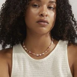 Pilgrim PAUSE Necklace With Freshwaterpearls Green/gold-plated 4 Pilgrim PAUSE Necklace With Freshwaterpearls Green/gold-plated -Pernille Corydon Butik 5700560096530 m1