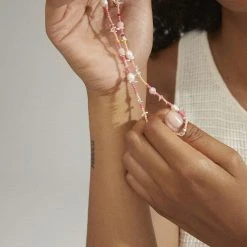 Pilgrim PAUSE Necklace With Freshwaterpearls Green/gold-plated 5 Pilgrim PAUSE Necklace With Freshwaterpearls Green/gold-plated -Pernille Corydon Butik 5700560096530 m2